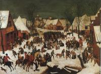 Bruegel, Pieter the Elder - Hunters in the Snow